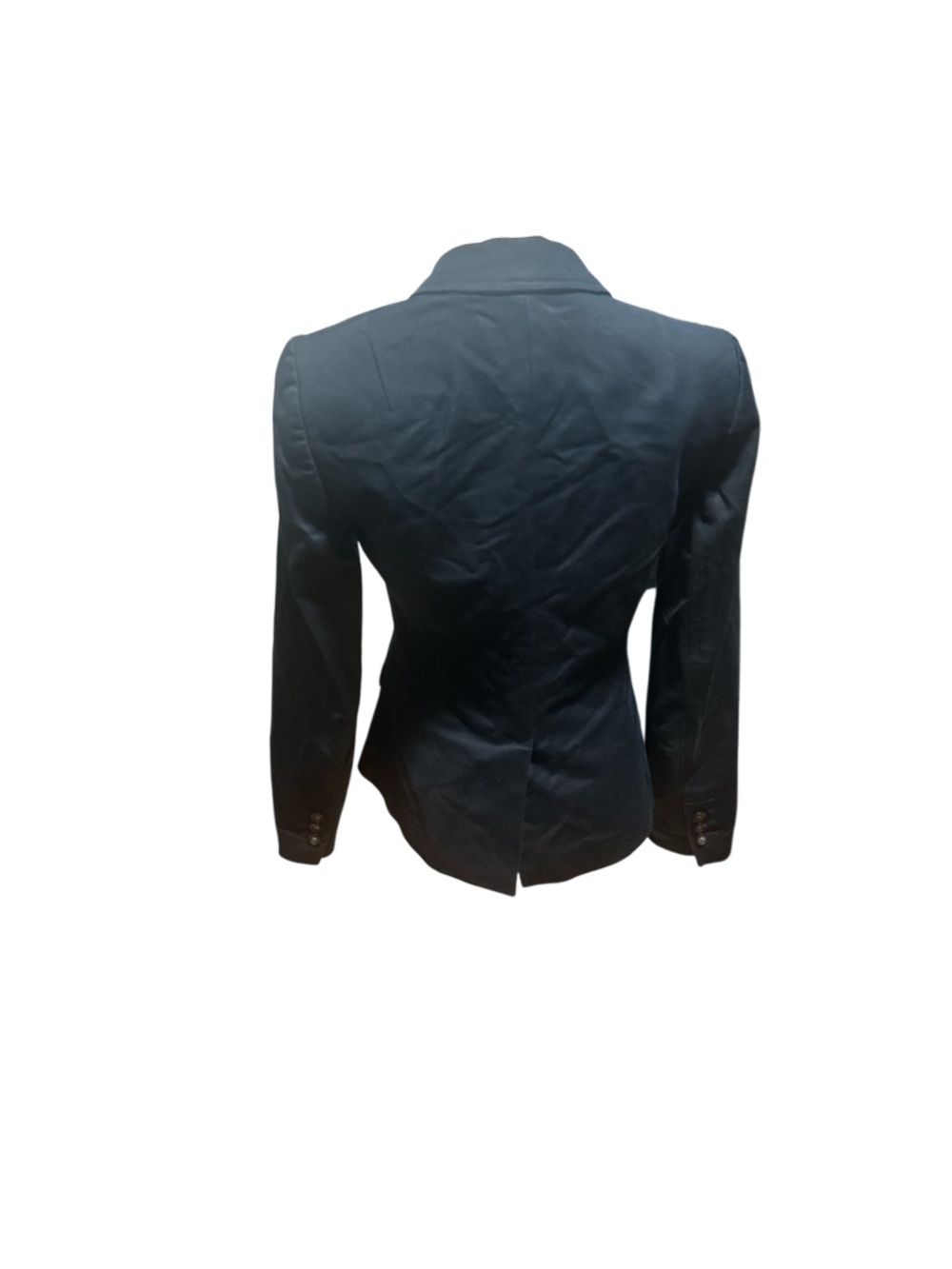 Banana Republic Navy Blue One Button Blazer Women’s Size 2 Stretch Career Jacket - Picture 5 of 10